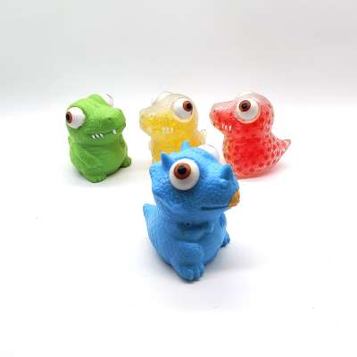 Anti Stress TPR Squeeze Big Eyes Cute Monster Toy With Water Beads